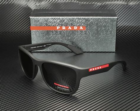 prada linea rossa ps01us sunglasses black rubber dg05s0 parts|prada ps 01us black rubber.